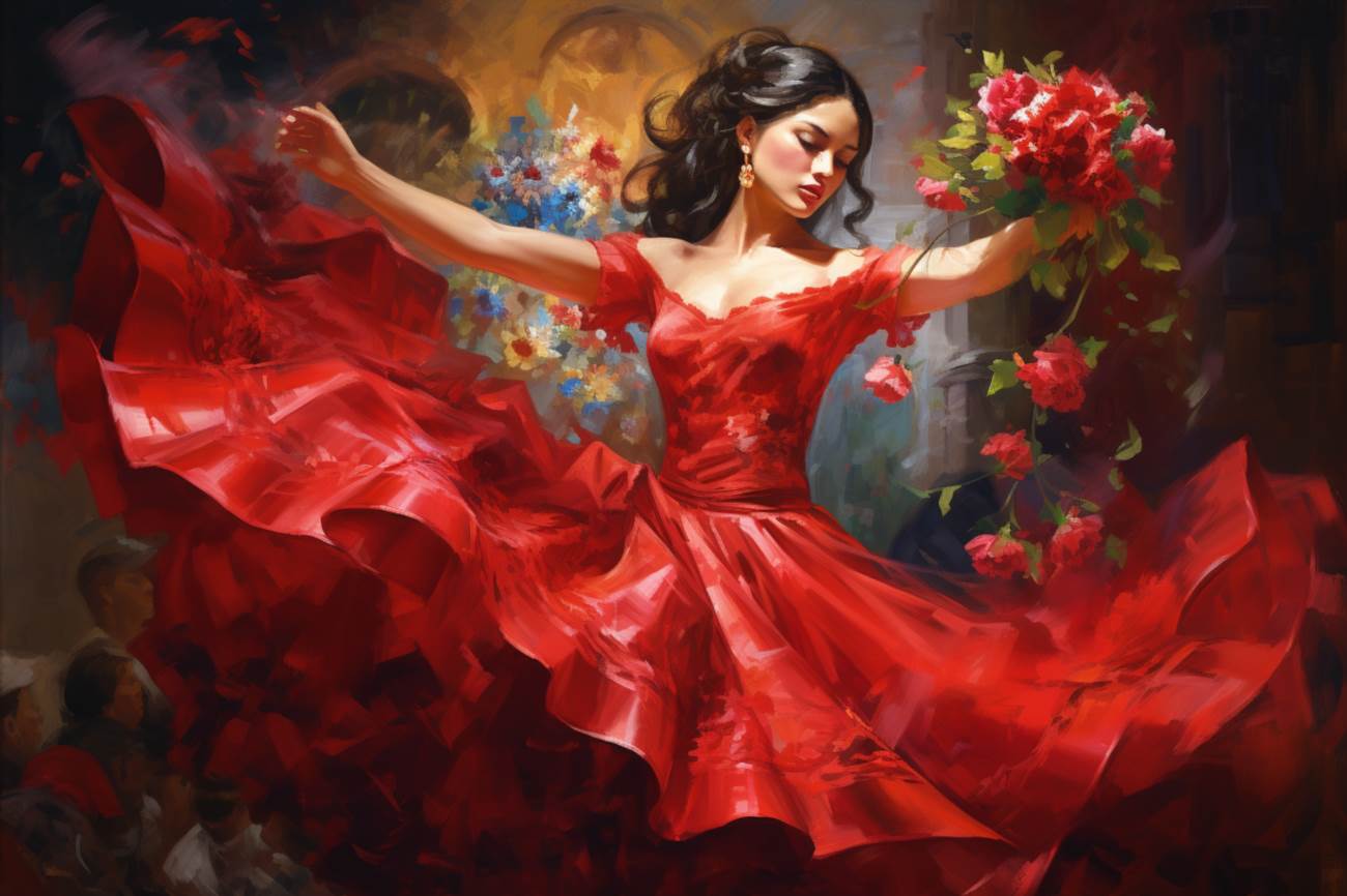 Flamenco taniec